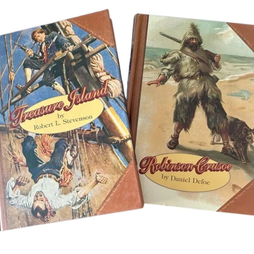 Treasury of Childrens Classics: Treasure Island / Robinson Crusoe